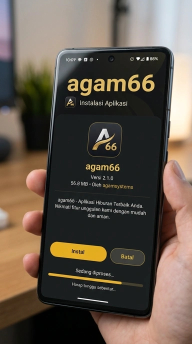 Tampilan halaman APK agam66