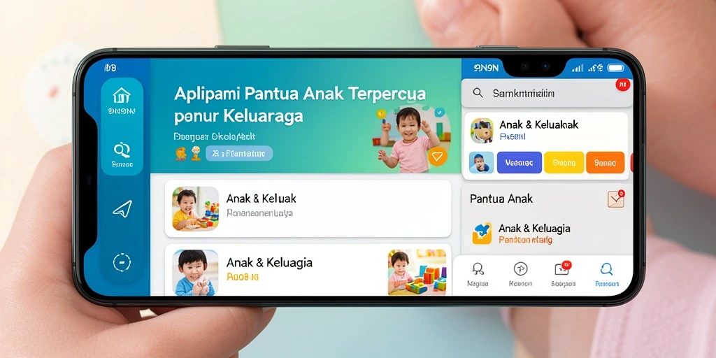 Tampilan antarmuka <strong>9N9N</strong> yang intuitif untuk memantau aktivitas anak.
