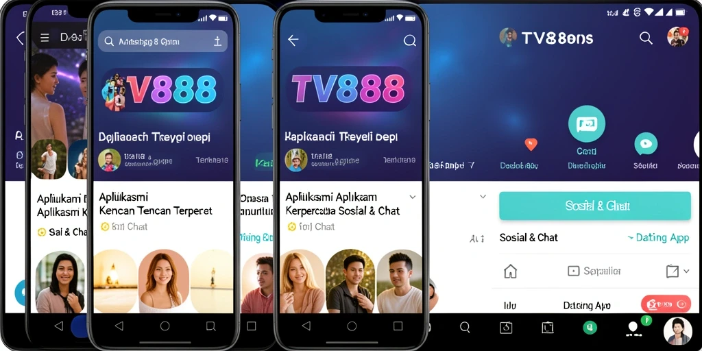 Tampilan antarmuka TV888 yang modern dan ramah pengguna.